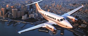 king air 350 en vol