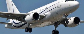 Airbus A318 en vol