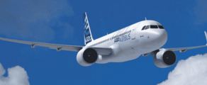 Airbus A320 en vol