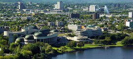 location de jet privé - Vue aérienne de Gatineau