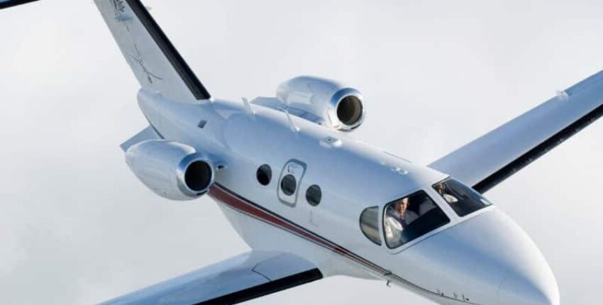 Location de jet privé : Citation Mustang au-dessus des nuages