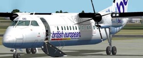DASH 8-300 sur la piste