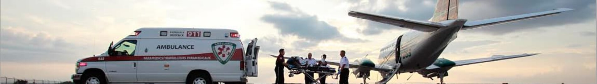 Evacuation sécuritaire et politique / Air ambulance
