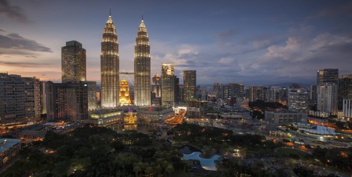 Location jet privé à Kuala Lumpur