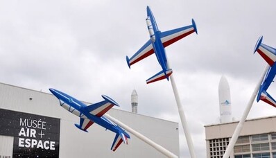 Musée de l'Air et de l'Espace – jets exposés
