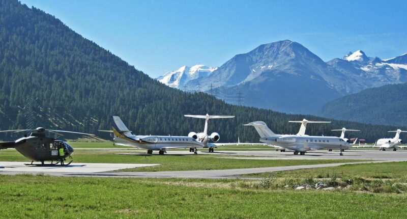Location jet privé et hélicoptère - Paris - St. Moritz Samedan