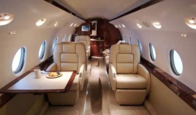 Jet privé G200 cabine intérieur