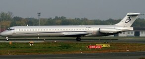 Location de jet privé : MD 83 avec B sur piste.