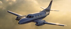 Jet privé Merlin III en vol