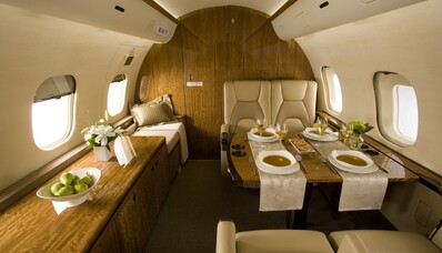global 5000 intérieur