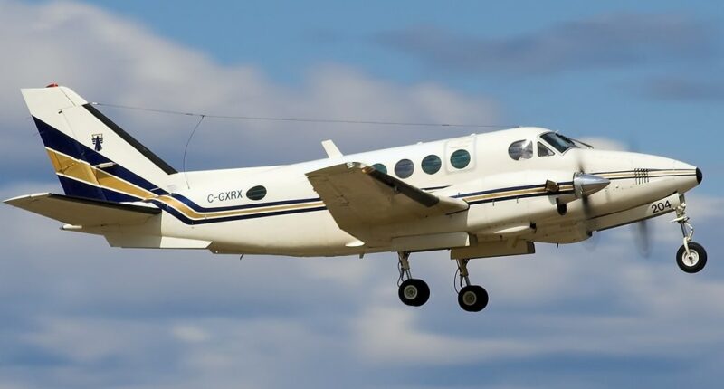 King Air 100 interior