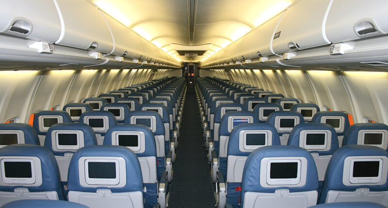 Boeing 737 800 cabin