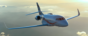 Falcon 2000 en vol