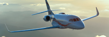 Falcon 2000 en vol