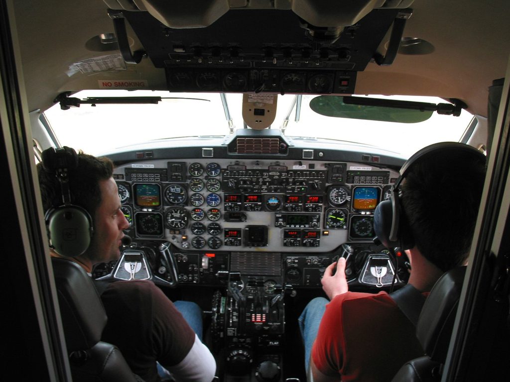 Cockpit Beechcraft 1900D