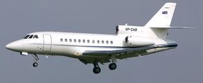 Falcon 900 en vol