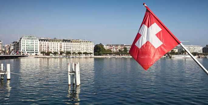 Geneve drapeau suisse