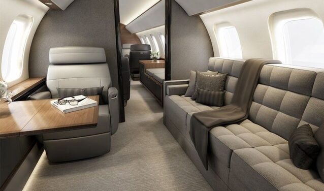 Global 6000 vue intérieure