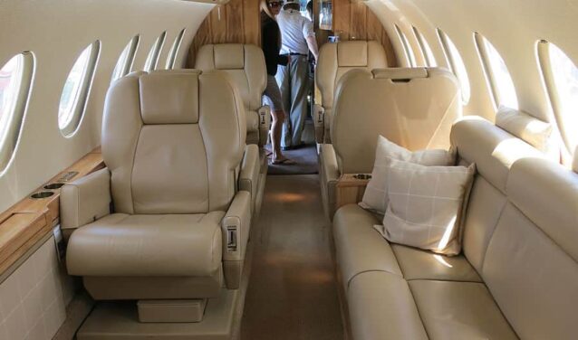 Falcon 50 intérieur cabine