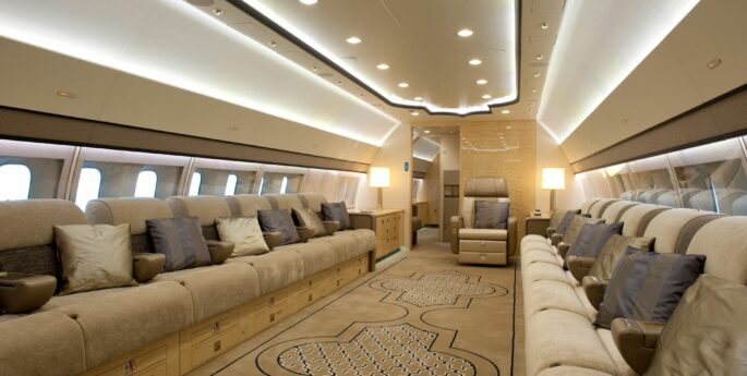 Boeing BBJ intérieur