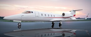 Extérieur d'un Learjet 60