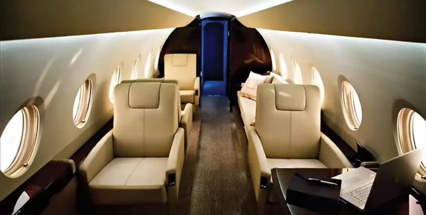 location jet prive gulfstream g200 cabin inside