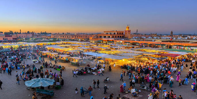 Marrakech couché de soleil