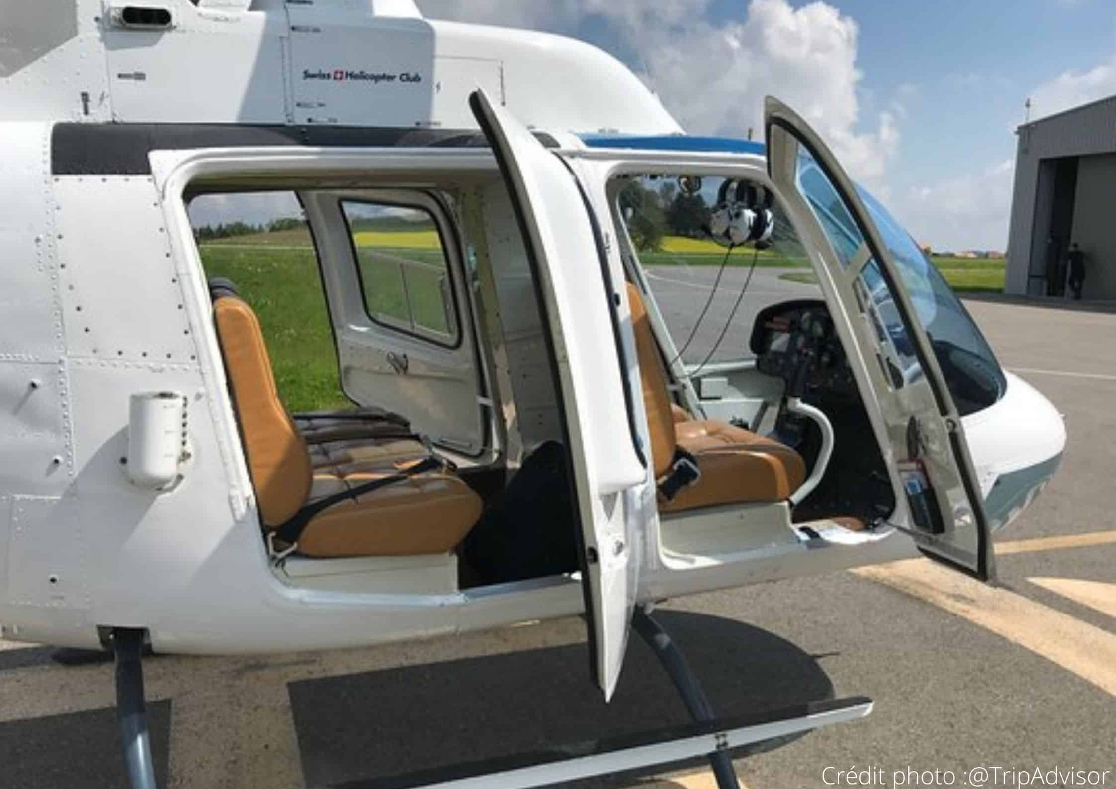Hélicoptère Bell 206 intérieur