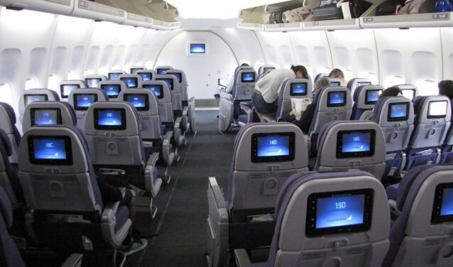 Boeing 747 vue intérieure