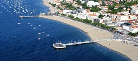 Arcachon-La Teste-de-Buch plage et marina animée