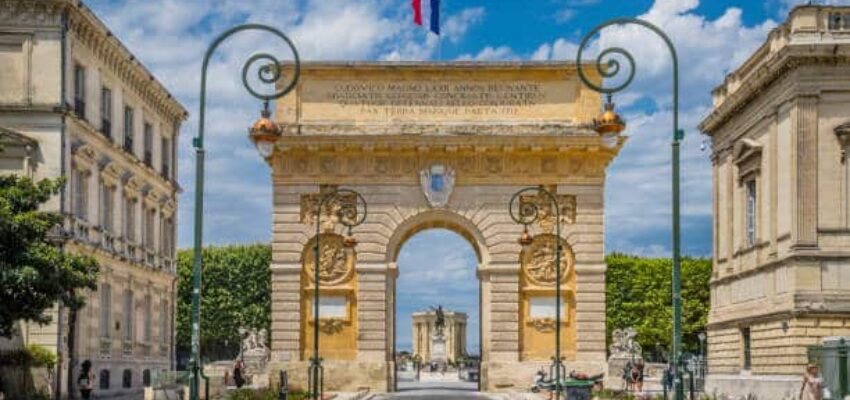 Montpellier, porte du Peyrou