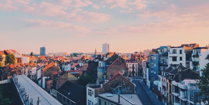 Bruxelles vue de la ville