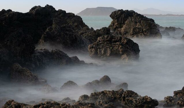 Mer Fuerteventura brouillard