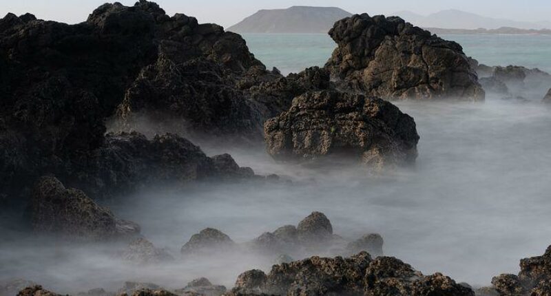 Mer Fuerteventura brouillard