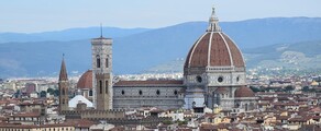 Skyline Florence avec la cathédrale de Florence.