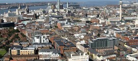 Location de jet privé - Vue aérienne de Liverpool