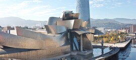 Location de jet privé devant le musée Guggenheim Bilbao