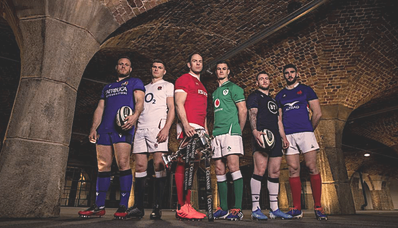 Joueurs de Rugby pour le Tournoi des Six Nations