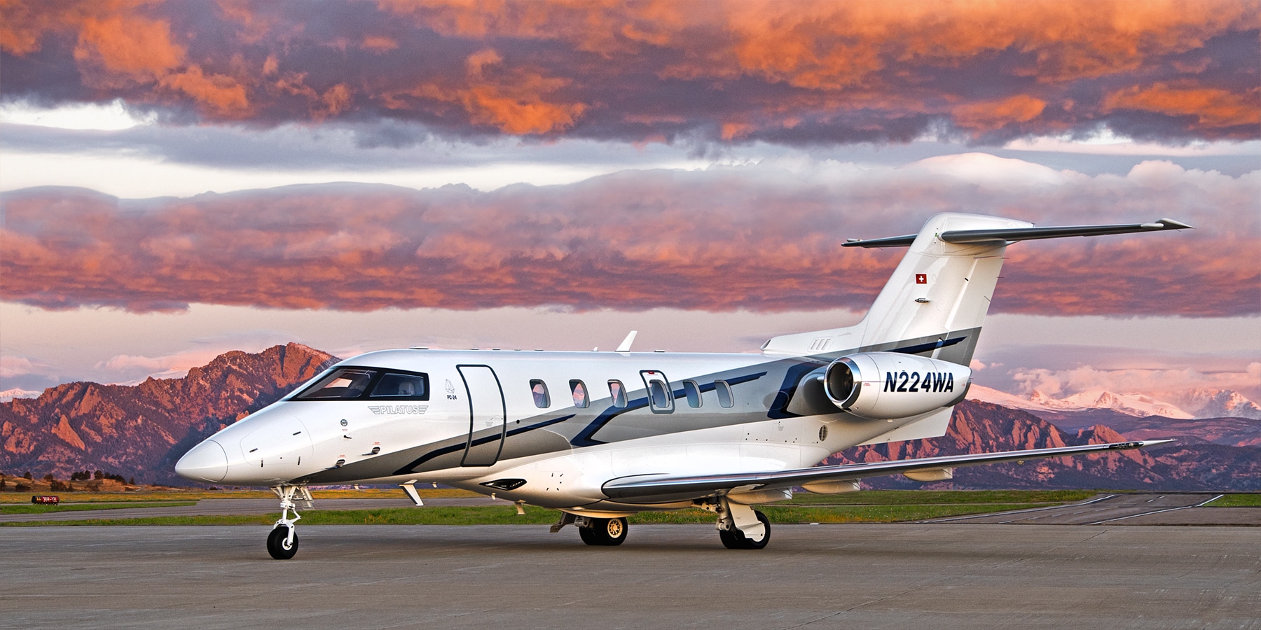  PILATUS PC24 sur la piste