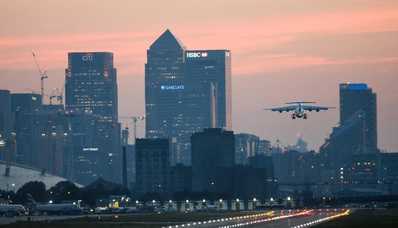 approche aéroport londres