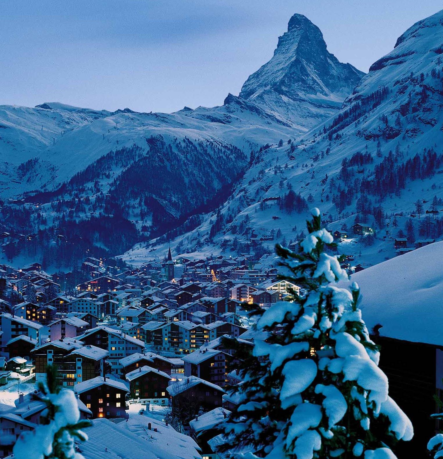 ski resort private jet zermatt