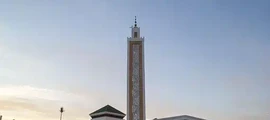 mosquée au couché du soleil à ranger
