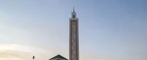 mosquée au couché du soleil à ranger