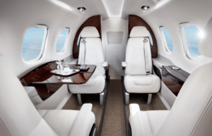 L'intérieur de luxe d'un Pilatus PC12