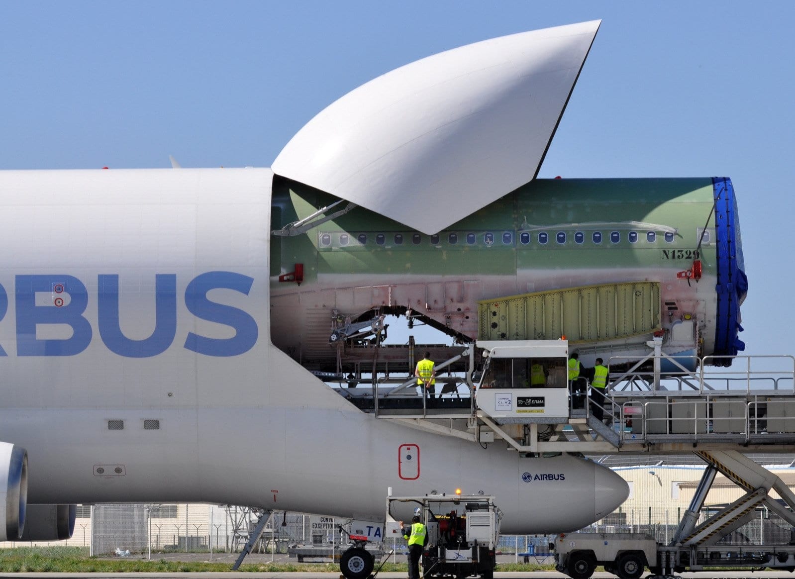 Location avion cargo Airbus A300-600ST Beluga photo de l'intérieur
