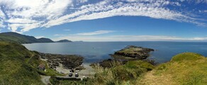 Ile de Man Ronaldsway : paysages côtiers pittoresques.