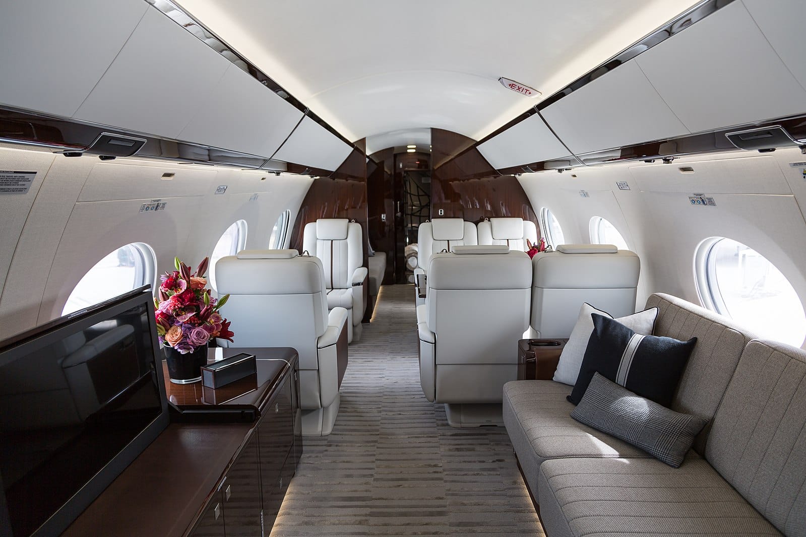 Interior de Gulfstream G650ER