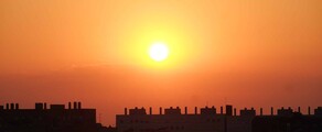Coucher du soleil sur Sabadell offrant des vues époustouflantes.