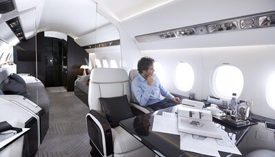 Falcon 6X vue intérieure