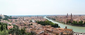 Vérone : emplacement de jet privé, vue panoramique.